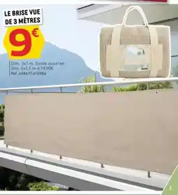 Gifi Le brise vue de 3 mètres dim. 3x1 m. offre