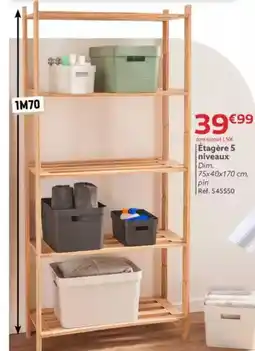 Gifi ĂtagĂšre 5 niveaux offre