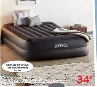 GiFi Matelas gonflable 2 personnes offre