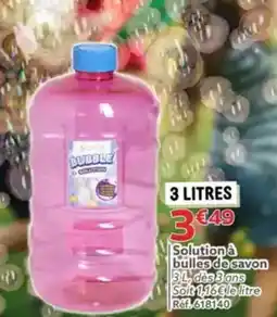 Gifi Solution à bulles de savon offre