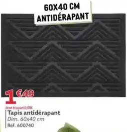 Gifi Tapis antidérapant Dim. 60x40 cm offre