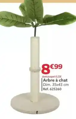 Gifi Arbre à chat Dim. 35x45 cm offre