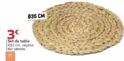 Gifi Set de table 35 cm offre