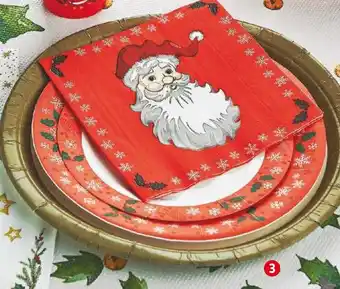 Auchan Assiettes Ø 23 cm "Santa is Coming" Actuel offre