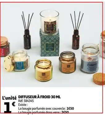 Auchan Diffuseur à Froid 30ml offre