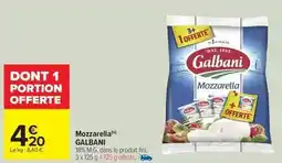 Carrefour Galbani - mozzarella offre