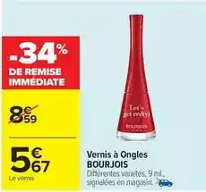 Carrefour Get - vernis à ongles offre
