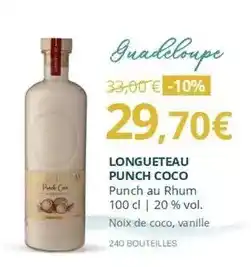 La Vignery Punch coco offre