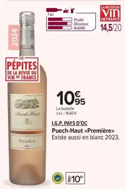 Carrefour Drive I.g.p. pays d'oc offre