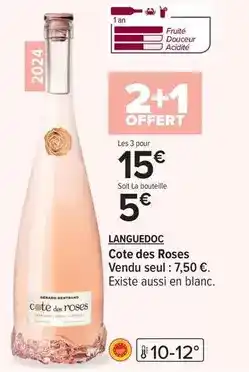 Carrefour Drive Cote des roses offre