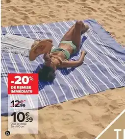 Carrefour Drive Lot de 4 pack 90 x 160 cm offre