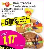 Norma Pain tranché offre