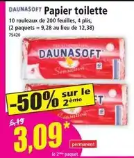 Norma Daunasoft - papier toilette offre