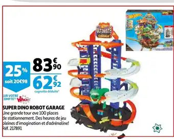 Auchan Super Dino Robot Garage offre