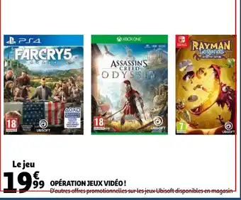 Auchan Opération Jeux Vidéo offre