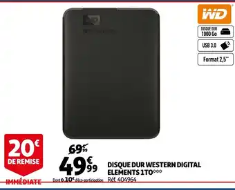Auchan Disque Dur Western Digital offre