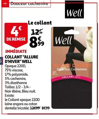 Auchan Collant Allure offre