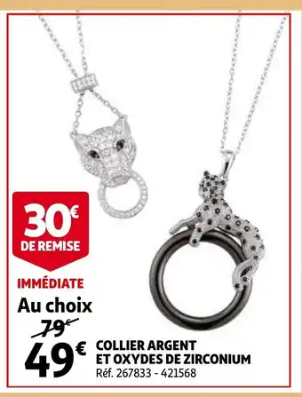 Auchan Collier Argent offre