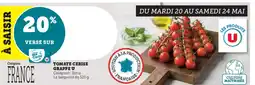 Super U Tomate cerise grappe u offre