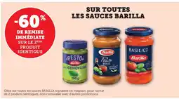 Super U BARILLA Sur toutes les sauces offre
