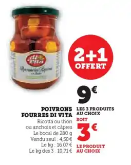 Super U FOURRES DI VITA Poivrons offre