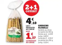 Super U FLORELLI Gressins offre