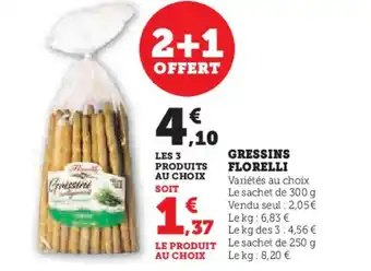 Super U FLORELLI Gressins offre
