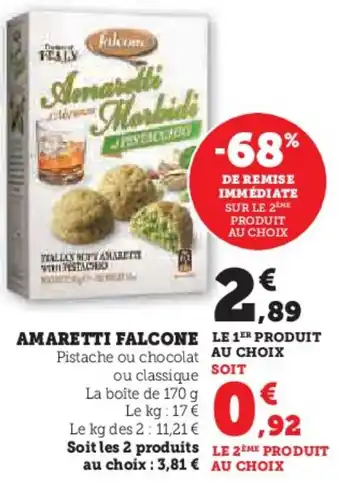 Super U FALCONE Amaretti offre
