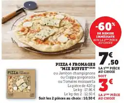 Super U Pizza 4 fromages offre