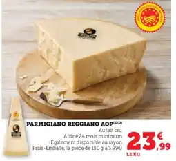 Super U Parmigiano reggiano aop offre
