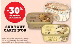 Super U CARTE D'OR Sur tout offre