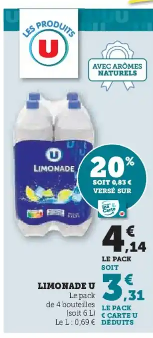 Super U Limonade u offre