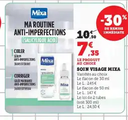 Super U MIXA Soin visage offre