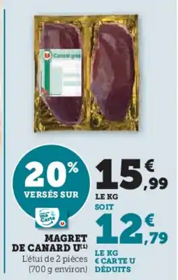 Super U Magret de canard u offre
