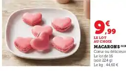 Super U Macarons offre