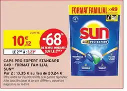 Intermarché Drive SUN Caps pro expert standard x49 format familial offre