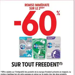 Intermarché Drive FREEDENT Sur tout offre