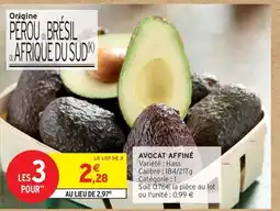 Intermarché Drive Avocat affiné offre