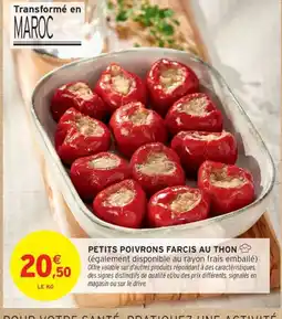 Intermarché Drive Petits poivrons farcis au thon offre