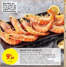 Intermarché Drive Crevettes cuites offre