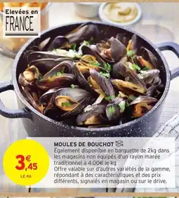 Intermarché Drive Moules de bouchot offre