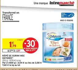Intermarché Drive ODYSSÉE Râpé de surimi msc offre