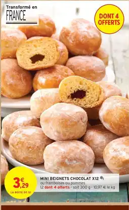 Intermarché Drive Mini beignets chocolat x12 offre
