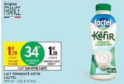 Intermarché Drive LACTEL Lait fermenté kéfir offre