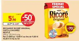 Intermarché Drive Recharge ricoré original café & chicorée nestlé offre