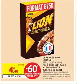 Intermarché Drive Céréales lion nestlé offre