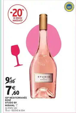 STUDIO BY MIRAVAL Igp méditerranée rosé