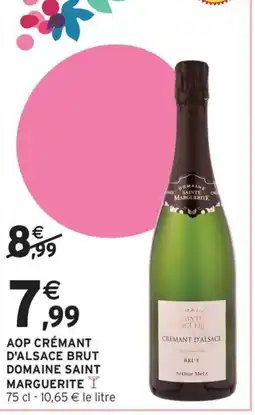 Intermarché Drive Aop crémant d'alsace brut domaine saint marguerite offre