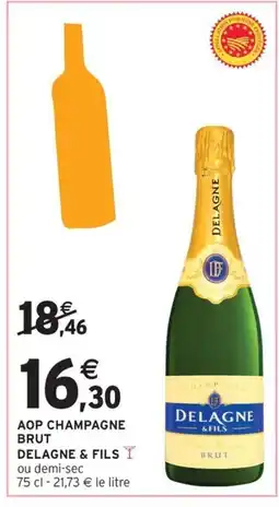 Intermarché Drive DELAGNE & FILS Aop champagne brut offre