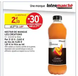 Intermarché Drive LES CREATIONS Nectar de mangue offre